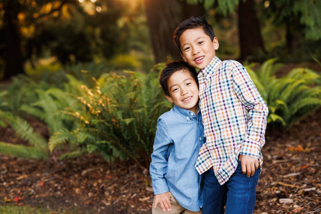 Seattle family photographer Arboretum fall holiday session